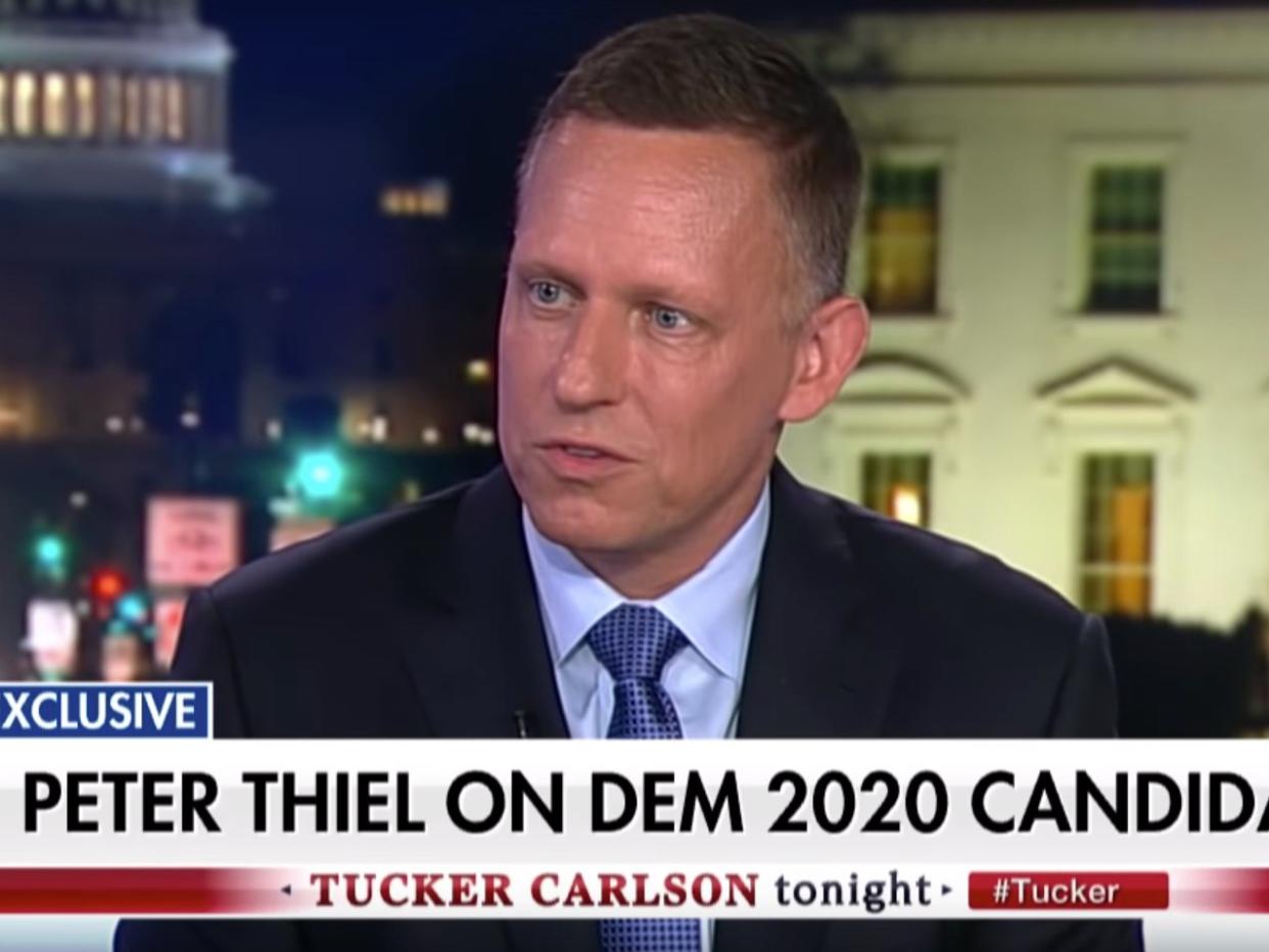 Peter Thiel Fox News