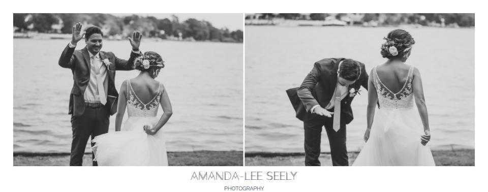 "Dayna and Mack had an amazing first look in Great River, New York." -- <i>Amanda-Lee Seely&nbsp;</i>