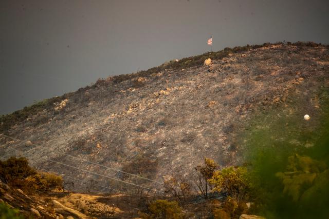 Highland Fire Crews battle blaze south of I 10 in Beaumont that s