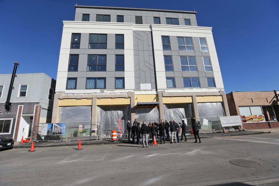 A ribbon cutting was held The Howard at 55 North Main St. in Rochester Wednesday, Feb. 7, 2024.