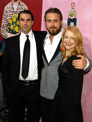 Paul Schneider , Patricia Clarkson and Ryan Gosling at the Los Angeles premiere of MGM's Lars and the Real Girl