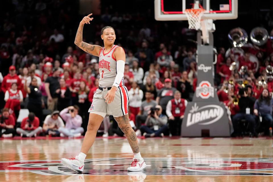 Rikki Harris averaged 5.7 points per game in four years at Ohio State.