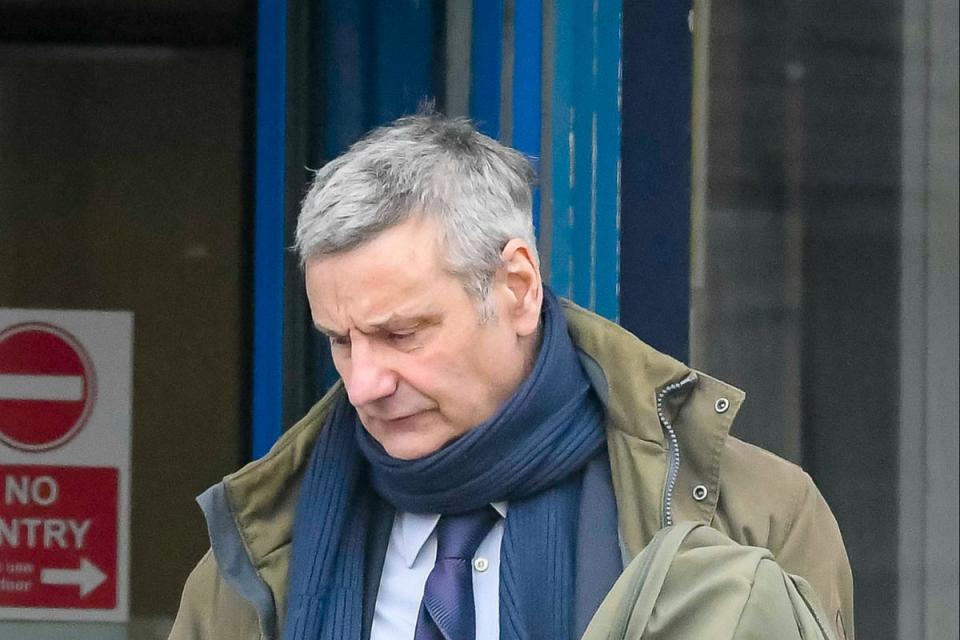 Peter Abbott, 60, pictured outside of court (BNPS)