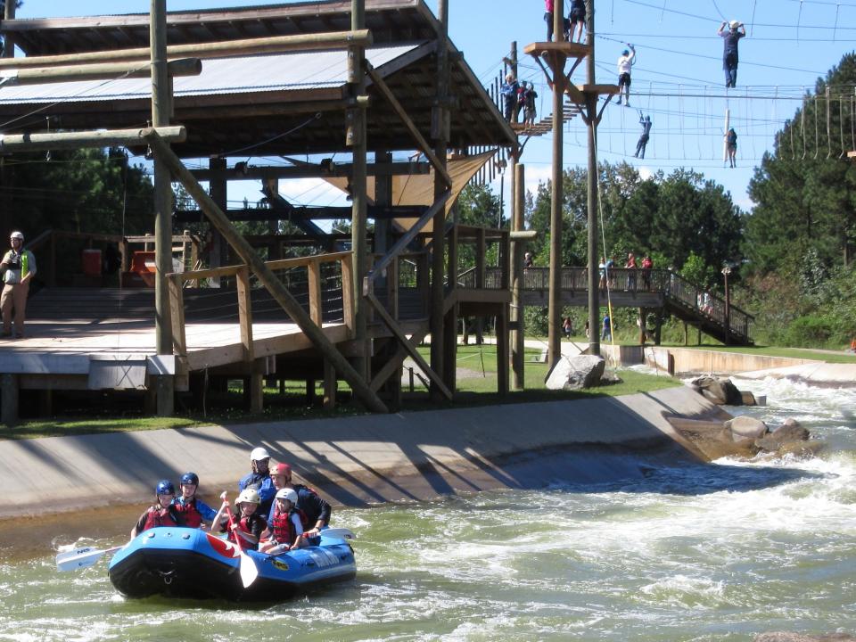 The U.S. National Whitewater Center in Charlotte, North Carolina, is located on 1,300 acres along the Catawba River. Activities include rafting, kayaking, rock climbing, paddle boarding, mountain biking and ziplining.
