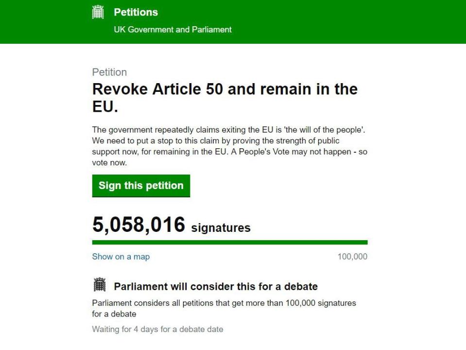 This is why I created the petition to revoke Article 50 and cancel Brexit