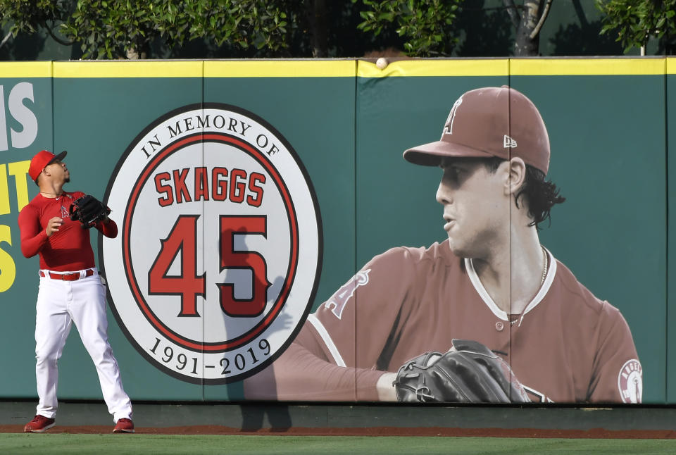 New details revealed by ESPN indicated that Angels team officials were aware of Tyler Skaggs' drug use before the pitcher's death. (Photo by John McCoy/Getty Images)