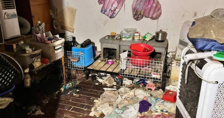 桃園市動保處在李女租屋處發現多具貓狗乾屍，帶回16具完整屍體釐清死因。（圖／桃市動保處提供）