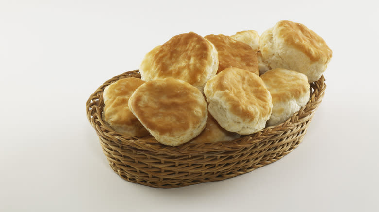 Basket of biscuits