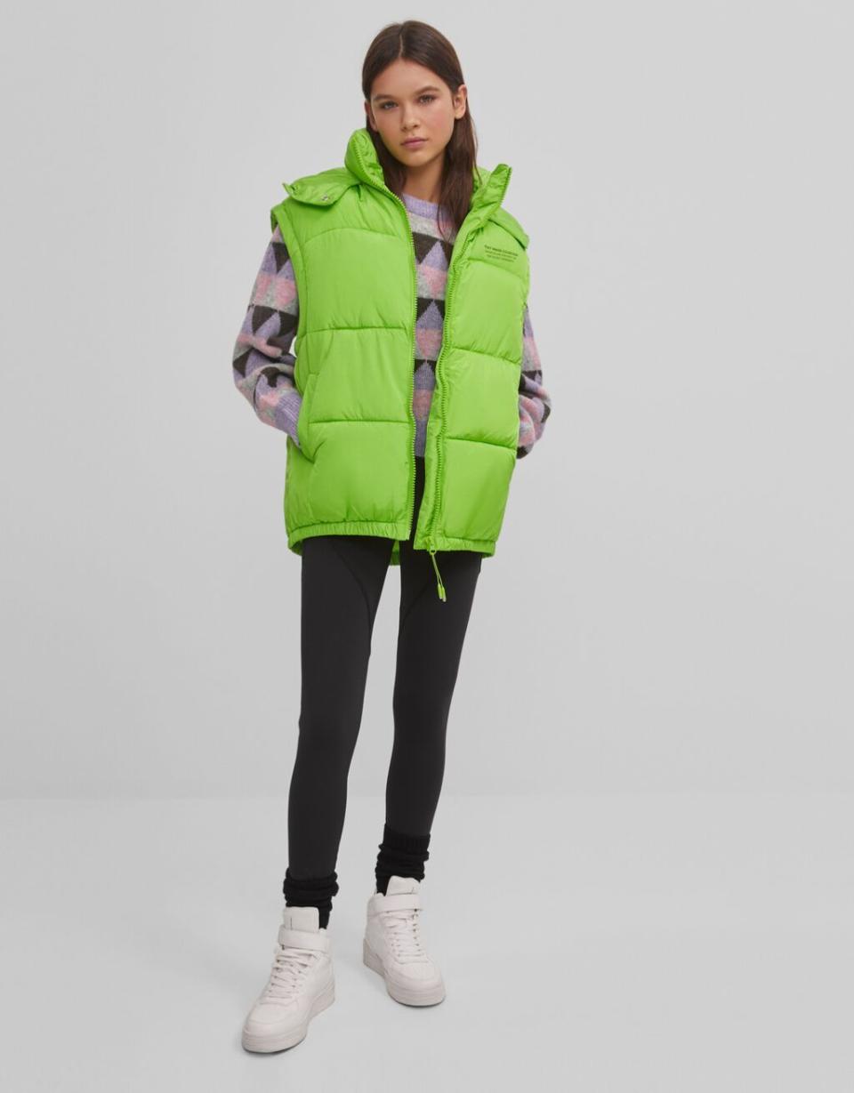 Neon Jacket With Detachable Sleeves