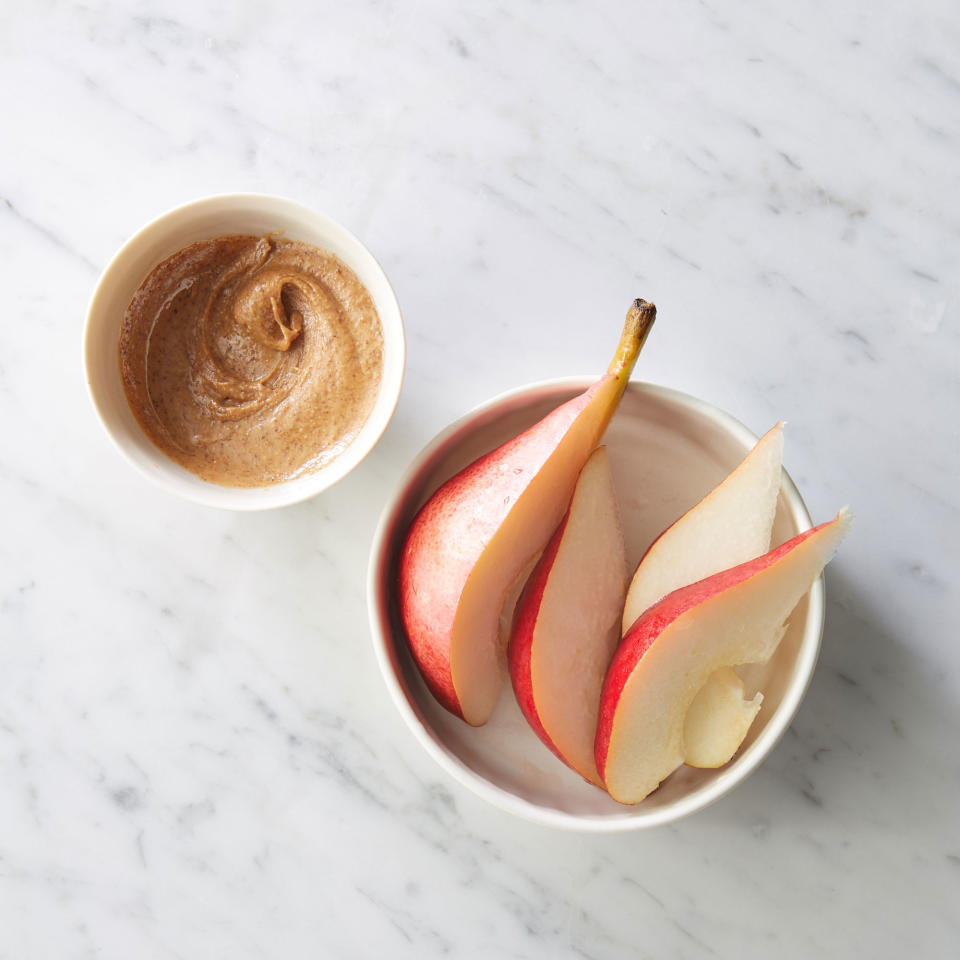 Snack: Apple or Pear with Almond Butter