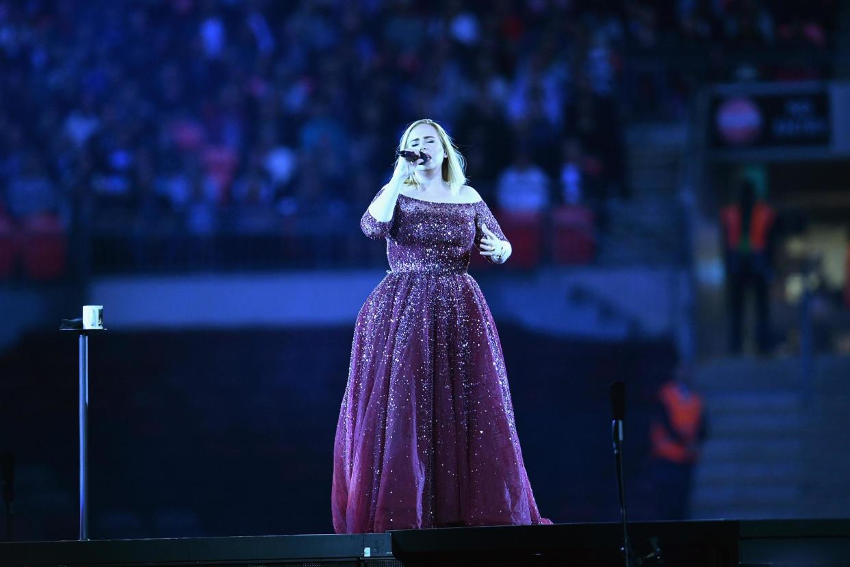 Ticket touts: Touts snapped up hundreds of tickets for Adele's Wembley gig: Getty Images for September Manag