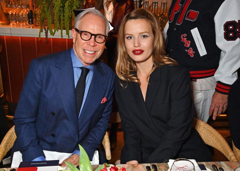 Tommy Hilfiger and Georgia May Jagger (Dave Benett)