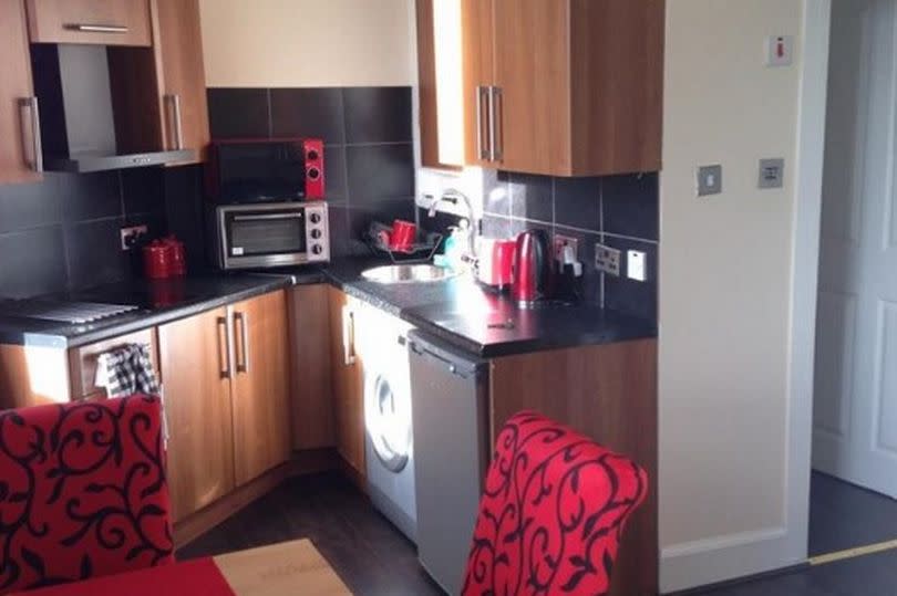 The apartment will be available for £950 per month.