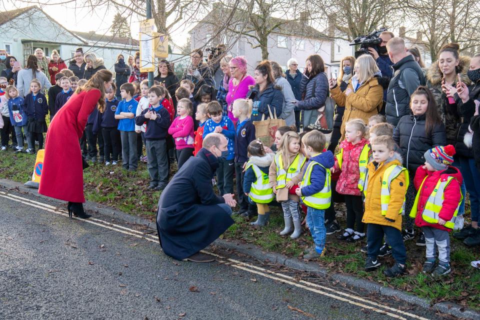 The gesture followed tensions over their royal tourPA