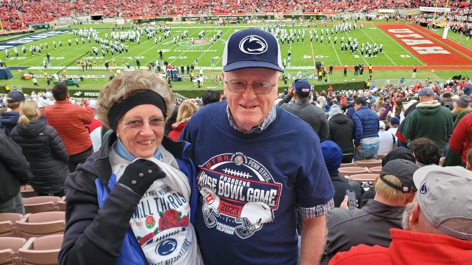 As fans of Penn state, the Brinsers were happy with the outcome of the Rose Bowl game.