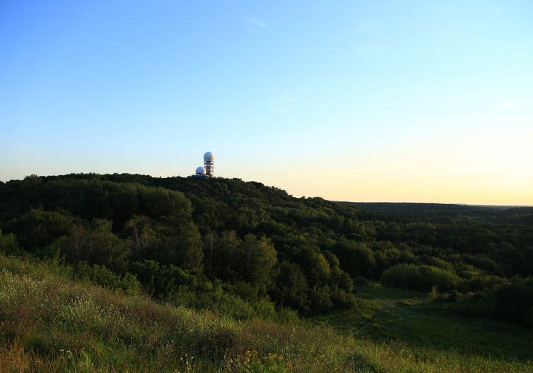 <span class="caption">Teufelsberg, Berlin: a man-made hill made from the rubble of World War II.</span> <span class="attribution"><span class="source">Alexander Gold/Shutterstock.com</span></span>