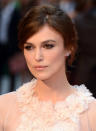 Keira Knightley at the UK Premiere of 'Anna Karenina'.