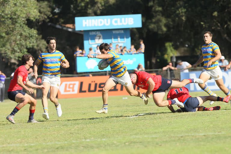 Hindú se caracterizó por su veloz juego de backs, que primó ante un Pucará que se encomendó a sus forwards