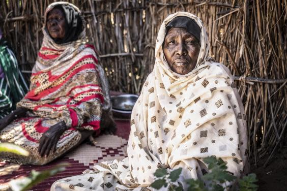 Khadmalla resides in Zamzam displacement camp in North Darfur (Bel Trew)