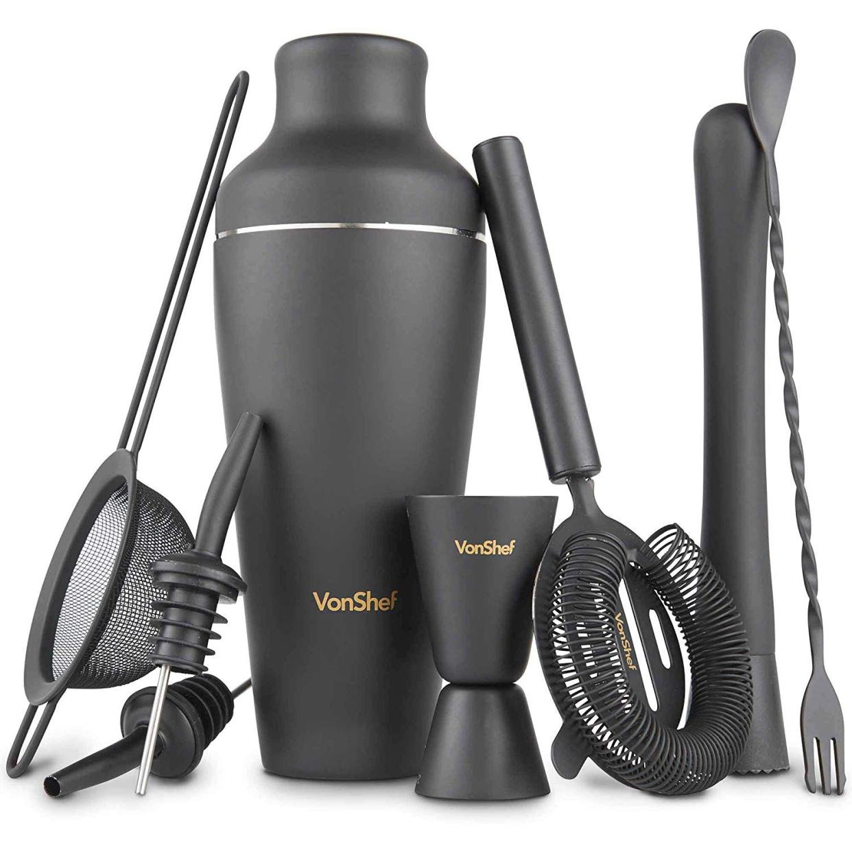 VonShef Cocktail Shaker Set