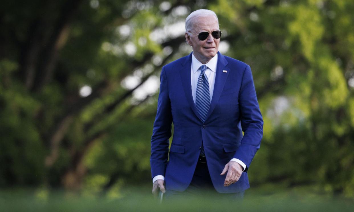 <span>Joe Biden said the legislation strengthened US national security.</span><span>Photograph: Abaca/Rex/Shutterstock</span>