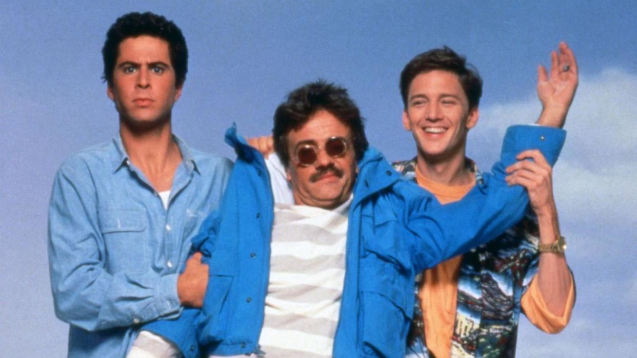 "Weekend at Bernie's" shot in the Wilmington area in 1988. It stars (from left), Jonathan Silverman, Terry Kiser and Andrew McCarthy.