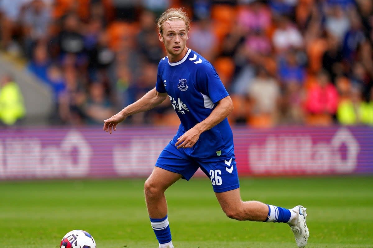 Everton midfielder Tom Davies has a determination to prove his critics wrong (Nick Potts/PA) (PA Wire)