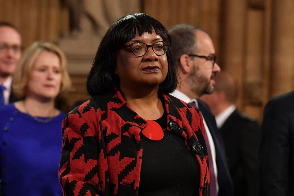 Senior Labour MP Diane AbbottAFP via Getty Images