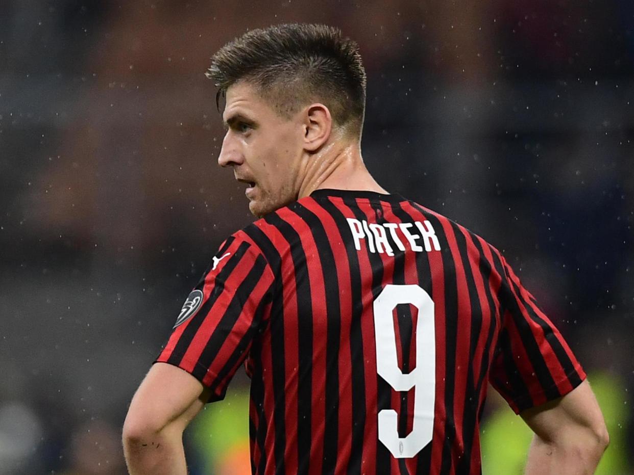 AC Milan's Krzysztof Piatek: Getty