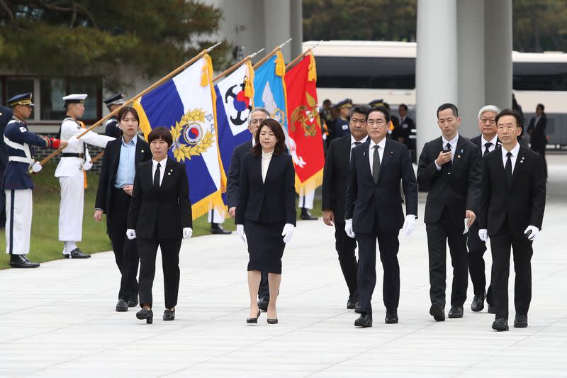 Japanese Prime Minister Fumio Kishida visits South Korea