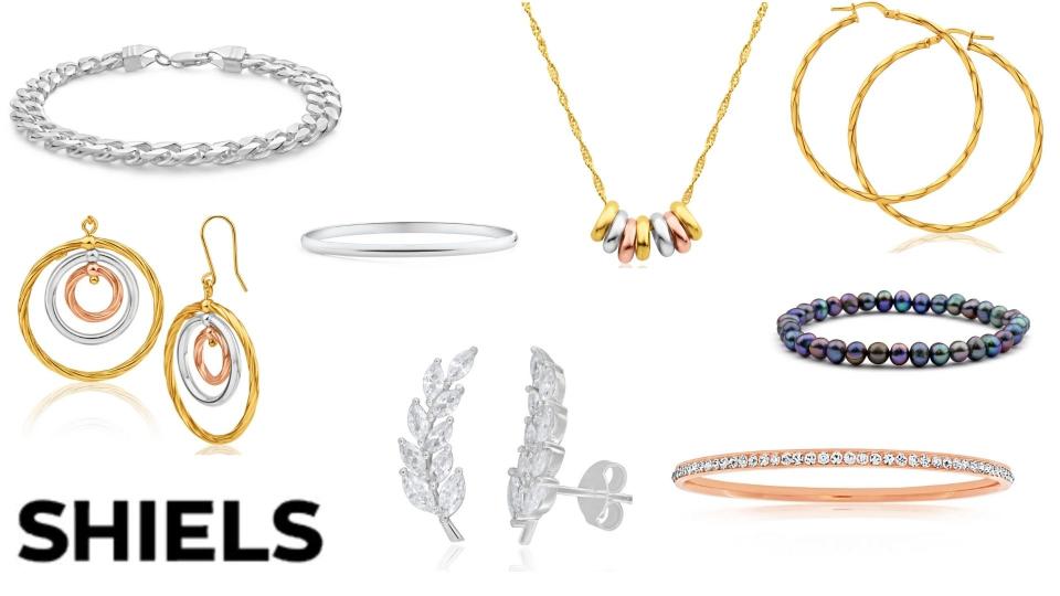 Mother's Day gift options including necklaces, earrings and bracelets from Shiels