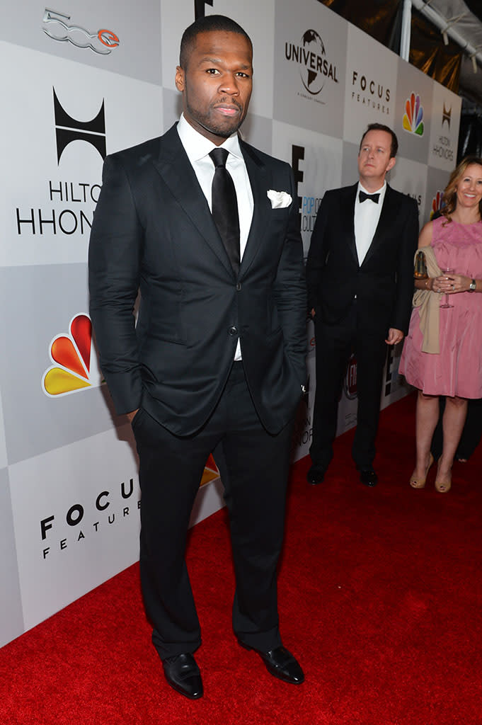 50 Cent during NBC Universal's Golden Globes Post-Party Sponsored by Fiat and Hilton held at the Beverly Hilton Hotel on January 13, 2013.