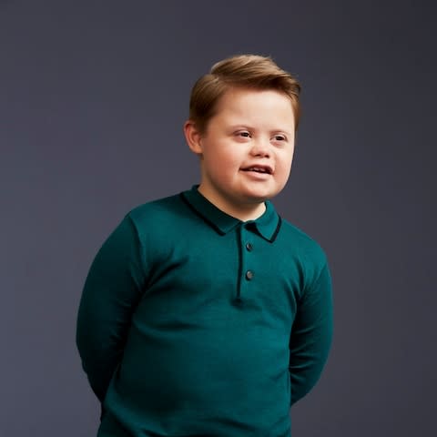 Joseph Hale Down's syndrome model River Island - Credit:  Mark Shearwood