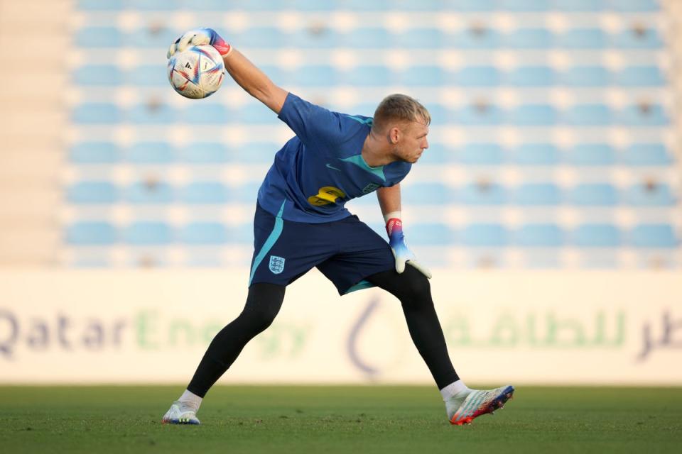 Future England No1? Arsenal’s Aaron Ramsdale (The FA via Getty Images)