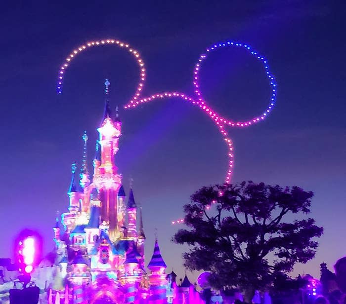 Disneyland Paris' "D-Light" Drone Show for their 30th Anniversary