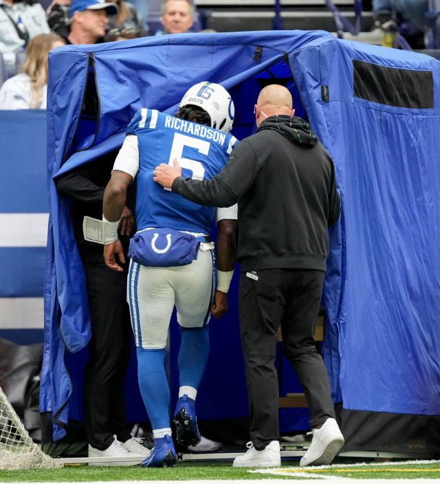 Anthony Richardson suffers concussion in Colts' victory over Texans