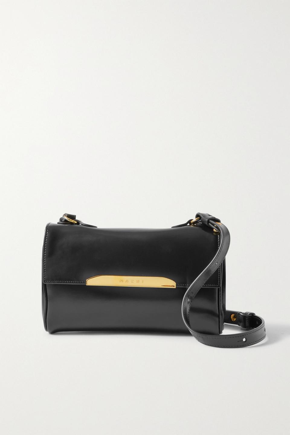 8) Corinne Mini Leather Shoulder Bag