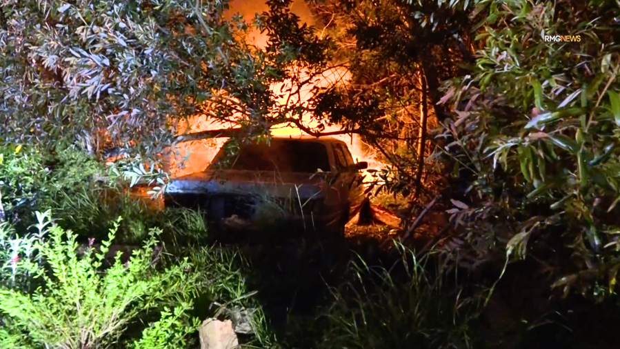 A teen is suspected of DUI after crashing into a home in Newbury Park on May 20, 2024.