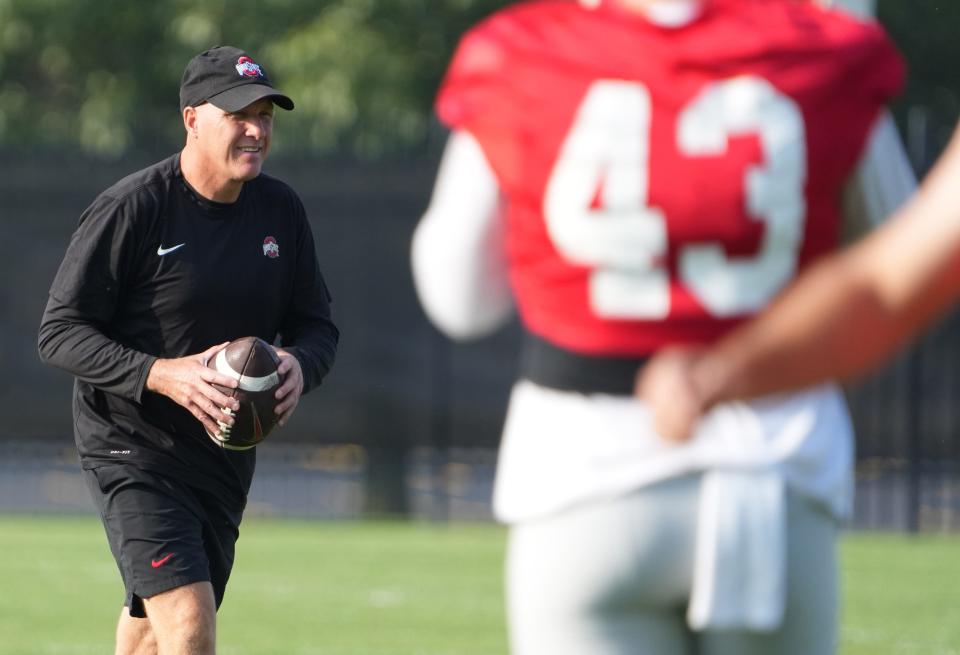 Rob Keys, Ohio State's quality control coach for kicking, was head coach at Findlay for 11 years before joining the Buckeyes' staff last year.