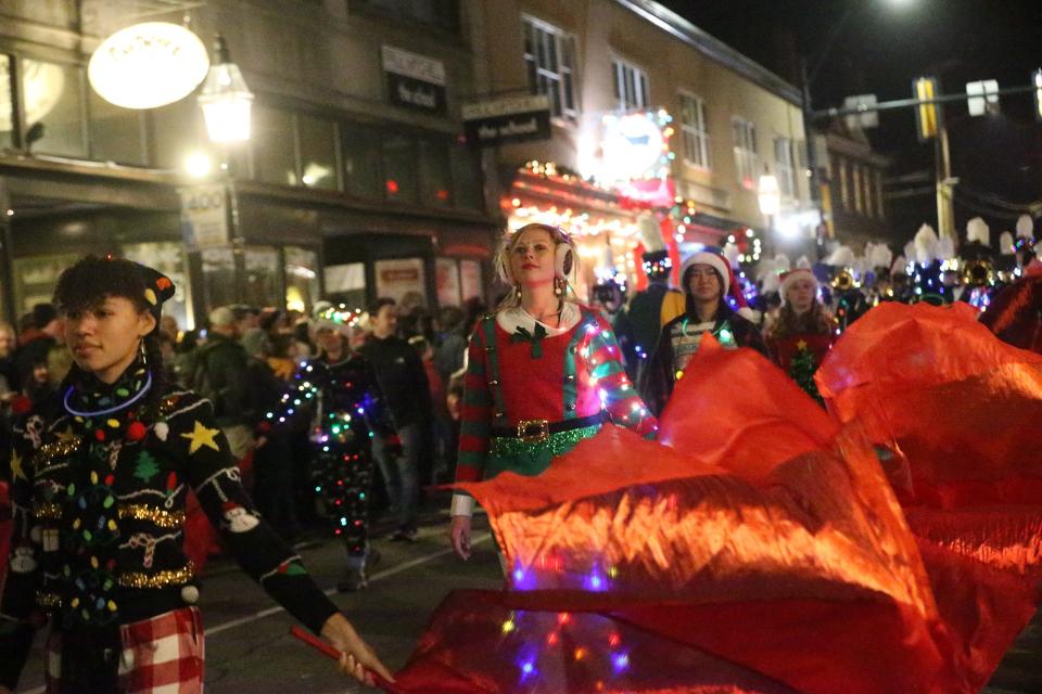 Portsmouth celebrates its annual illuminated holiday parade and tree lighting Saturday, Dec. 2, 2023.