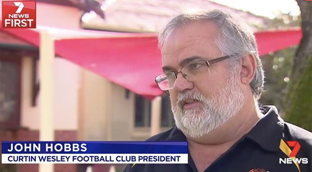John Hobbs told Ben's father: 'You should be very proud of your son'. Source: 7 News