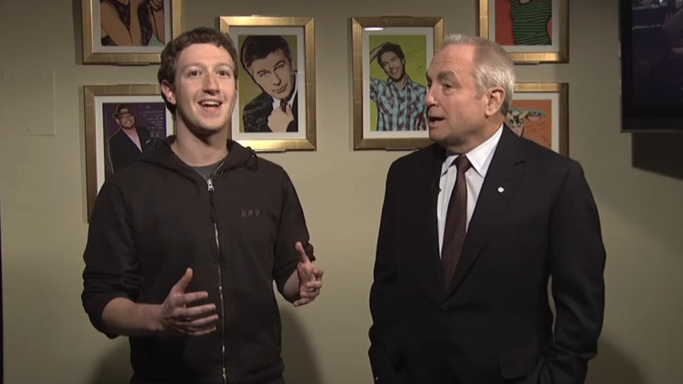 Mark Zuckerberg on SNL