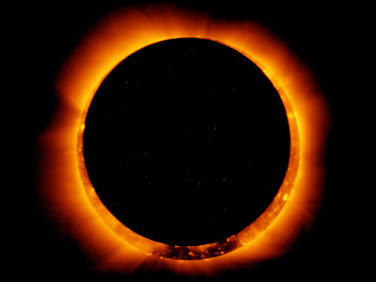 annular solar eclipse sun moon japan hinode GettyImages 144946718