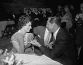 <p>While filming <em>The Pride and the Passion</em> with Sophia Loren in Spain, Grant <a href="https://www.independent.co.uk/news/obituaries/betsy-drake-actress-and-writer-who-married-cary-grant-introducing-him-to-lsd-and-survived-the-a6739956.html" rel="nofollow noopener" target="_blank" data-ylk="slk:became infatuated with the Italian actress;elm:context_link;itc:0;sec:content-canvas" class="link ">became infatuated with the Italian actress</a> and even proposed—while still married. Drake visited the set and, on her return from Spain, had to be rescued at sea when her ocean liner collided with another ship. Grant remained in Spain despite the accident.</p>