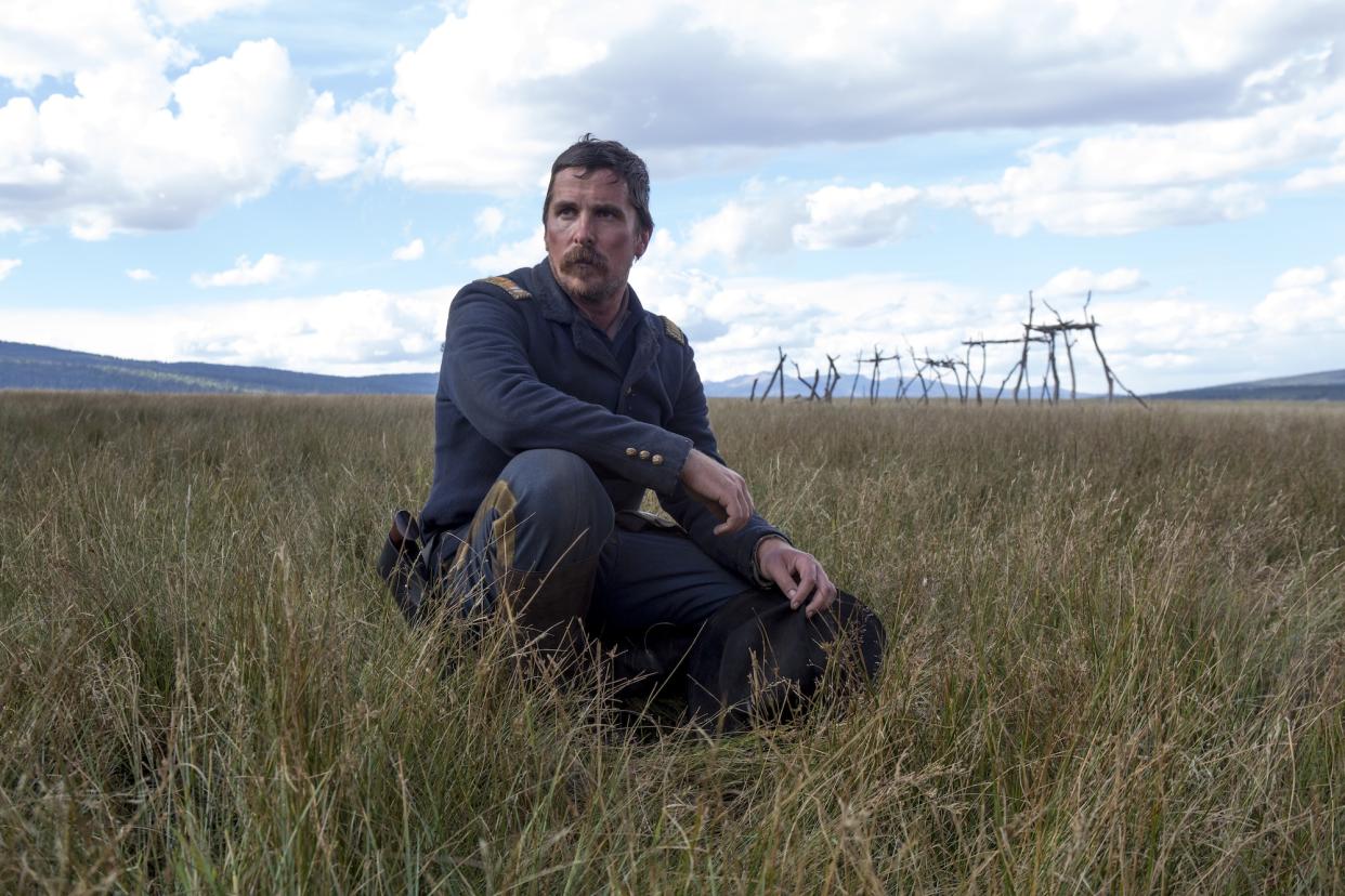 Christian Bale in <i>Hostiles</i> (Photo Credit: Lorey Sebastian, Le Grisbi Productions/Waypoint Entertainment)