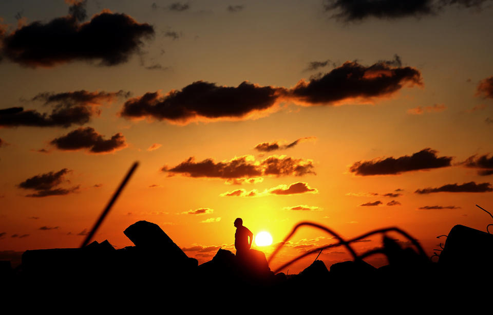 Sunset in Gaza