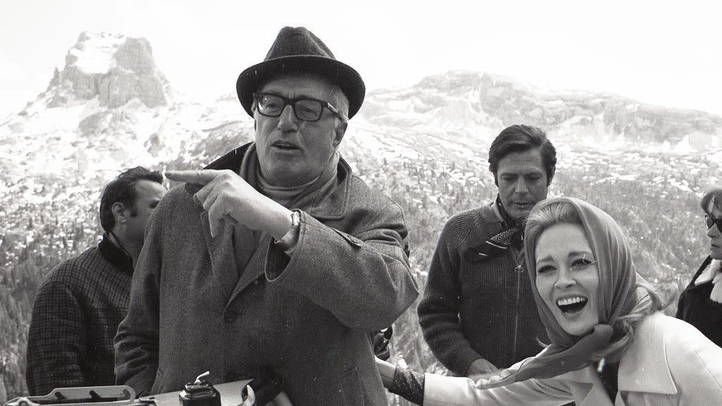 Vittorio De Sica And Faye Dunaway