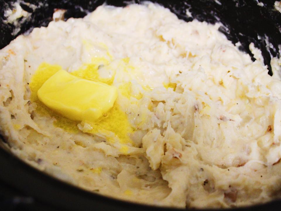 slow cooker mashed potatoes with butter