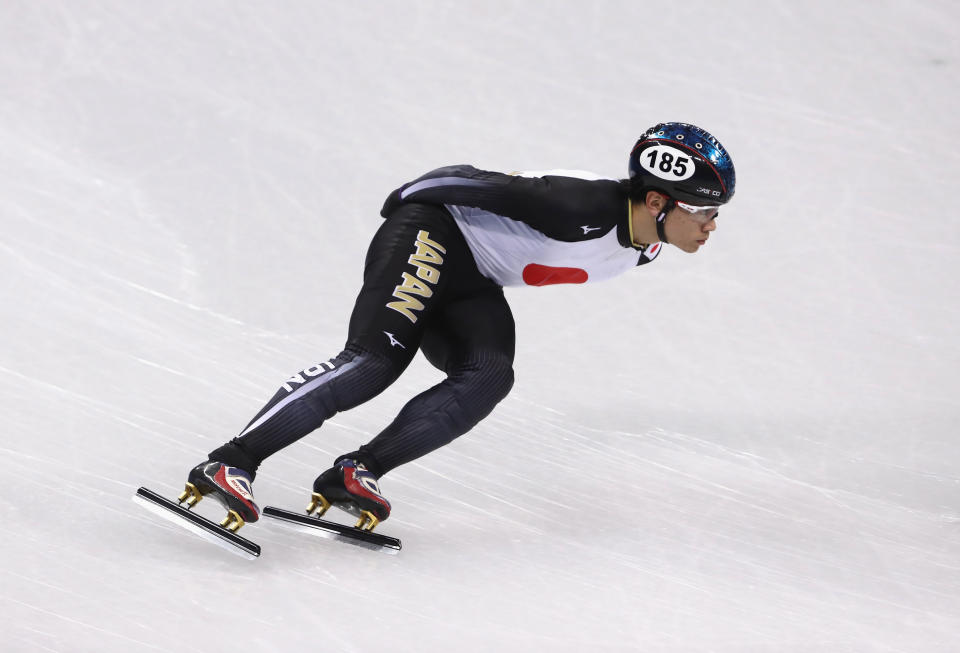 Japanese speed skater Kei Saito