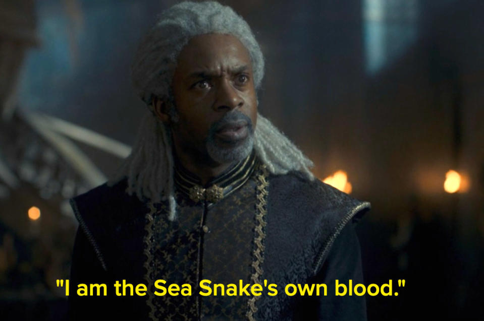 Vaemond saying I am the Sea Snake's own blood